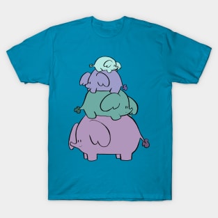 Cute Elephant Stack T-Shirt